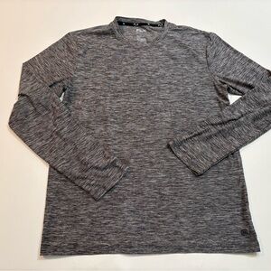 FLX Men's Gray Long Sleeve Shirt | Size Medium